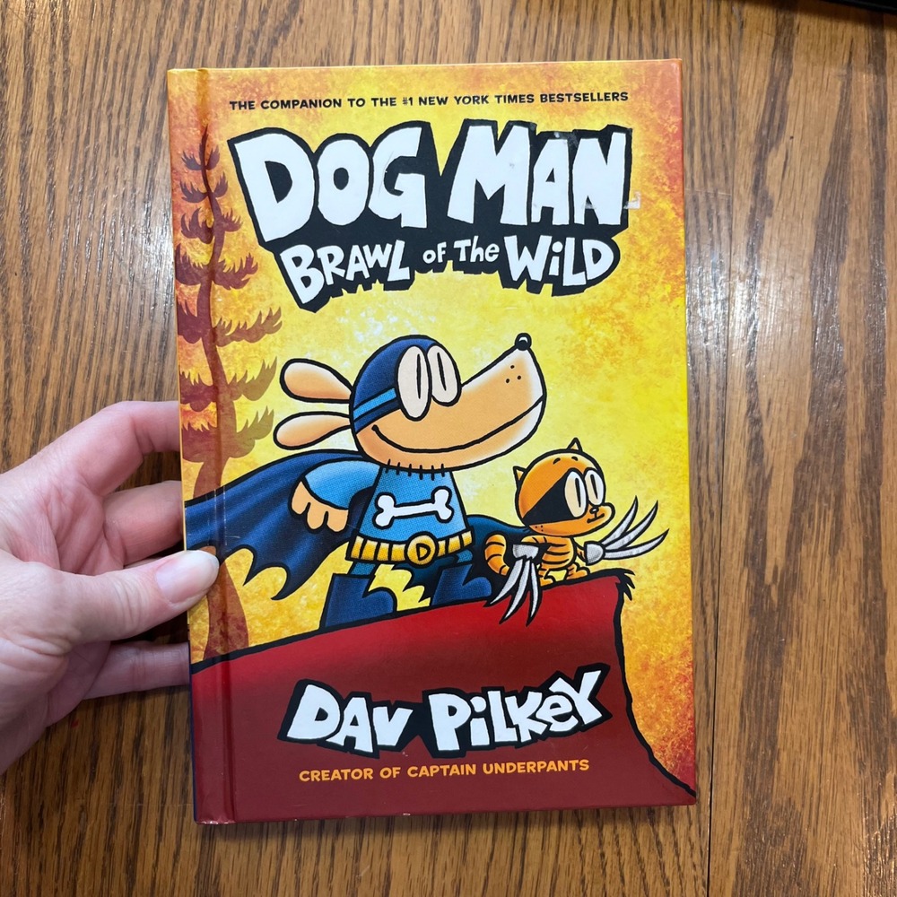Dog Man Brawl of the Wild by Dav Pilkey Childrens Graphic‎ Novel Book